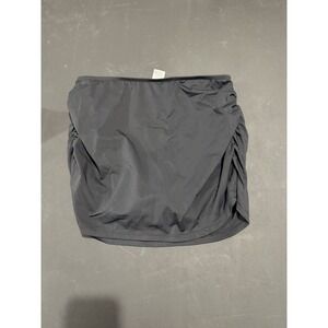 Assets By Sara Blakely Spanx Womens L ruched swim bikini skirt bottom SW 3269